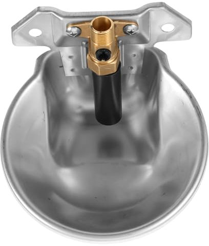 YARNOW Automatischer Wasserspender Aus Edelstahl Für Viehtränke Große Kapazität Viehwasserschale Geeignet Für Kühe Pferde Schafe Und Schweine