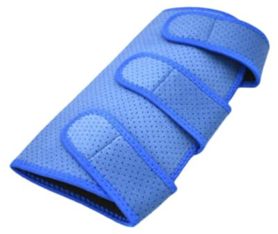 Dickly Soporte para pantorrilla, soporte para pantorrilla para pantorrilla desgarrada, manga de compresión muscular, funda ajustable para pantorrilla para, Azul 55.88x28cm