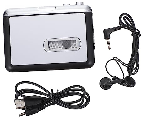 SOIMISS Reproductor De Metalico Convertidor De Cinta USB Reproductor De Musica para Escuchar Casetes Digitalizados