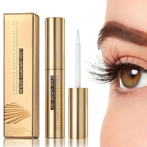 Sérum pour cils sans hormones 3,5 g - Sérum naturel pour un soin doux, renforce les racines et favorise la croissance du sérum des cils, pour des cils souples et plus denses et un soin quotidien des