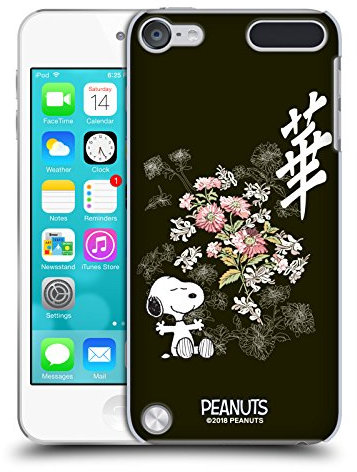 Head Case Designs sous Licence Officielle Peanuts Floral Snoopy Oriental Coque Dure pour l'arrière Compatible avec Apple iPod Touch 5G 5th Gen