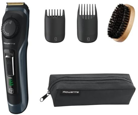 Rowenta Virtuo, Barbero, Autoafilado, Bloqueo automático, 120 min de autonomía, Carga rápida, LED indicador, Diseño compacto y lavable, TN3804E0