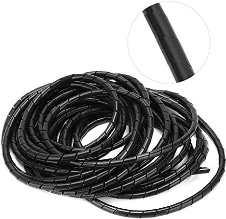 Cable Cover, Wiring Cover, Electrical Wire Cover, Cord Protector, 10m Long, Prevents Dogs, Cats, Rabbits From Chewing, Keeps Your Cables Organized, Convenient Storage, Cable