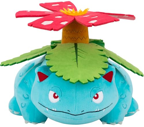 Pokémon PKW5188-30 cm Plüsch, Bisaflor, offizielles Plüsch