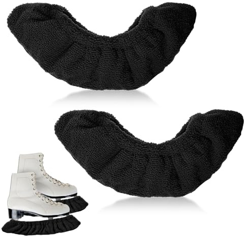 1 par skridskoskydd skridskor, skyddstillbehör för skridskoskenor skridskoskydd för skridskoskenor skridskoåkning skridsko skydd skridskoskydd tillbehör (svart)