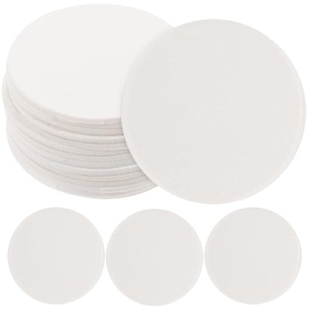 Abaodam Fogli Essiccanti Alimentari in Fibra Vegetale 100 Pezzi Assorbitori di Umidità Compatti per Conservazione Cibi Dischi Essiccanti Versatili per Snack Frutta Secca e Spezie