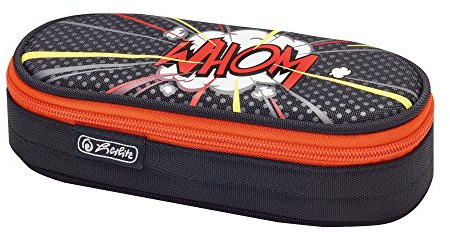 Herlitz Faulenzer Etui airgo Federmäppchen, 22 cm, Comic Whom