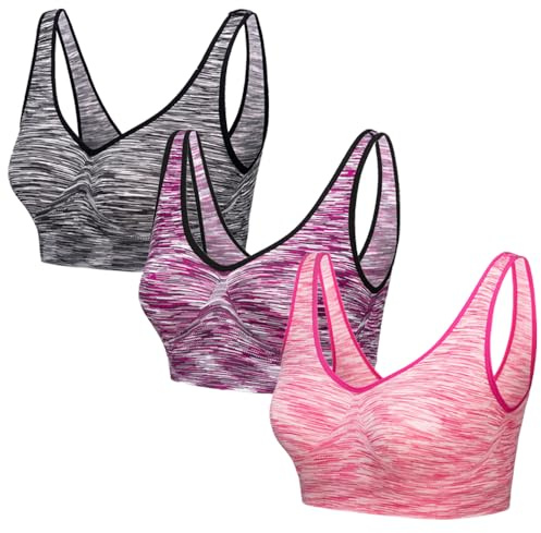 Blu Apparel Seamless Comfort Stretch Bra Marl 3 9 Pack Multiapack Bras Sleep Maternity Bras No Pads No Underwire