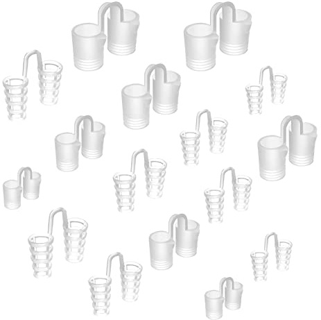 YuZhou 16 PCS Silicone Nose Vents, Nasal Breathers Anti Snoring Clips Nasal Dilators Breathing Nose Relief Nasal Dilator Snore Stopper Nose Vents Snoring Aids Nose Vents Anti Snore Devices
