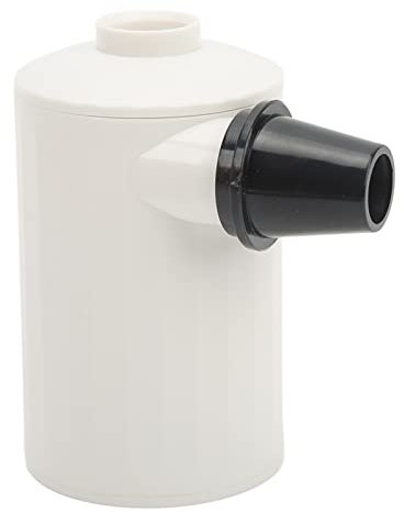 DC5V PP-Luftmatratzenpumpe,Wiederaufladbare USB-Luftpumpe, Elektrische Luftpumpe Mit 6 Düsen, Tragbare Mini-Quick-Fill-Tiny-Pumpe, Inflator-Deflator-Pumpe Für Couch Air Boat Raft Toy Bed Pool(Weiss)