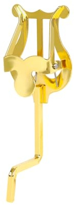 Klampenlyre Pince à corne Marchings Clip en métal Placage de musique Clip en laiton Instrument de musique Pince à cornes Pince Lyre Clamp sur pied Instrument musical Accessoire