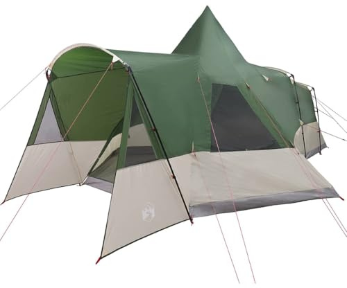 vidaXL Tält för 8 personer 8 person Grön