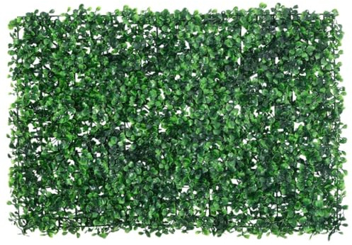 Generico Recinzione Foglie Arbusti Artificiali 24 pz Verde 40x60 cm,7.3kg,366637