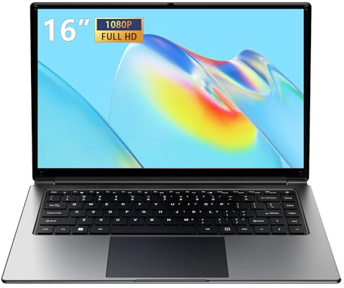 Laptop 16-inch 8GB DDR 256GB SSD portable laptop computer, expandable to 1TB, AMD A9-9400 Radeon R5 CPU up to 3.2 GHz, 9000mAh battery, Numeric Keypad, USB 3.0, dual-band WiFi, webcam, slim laptops