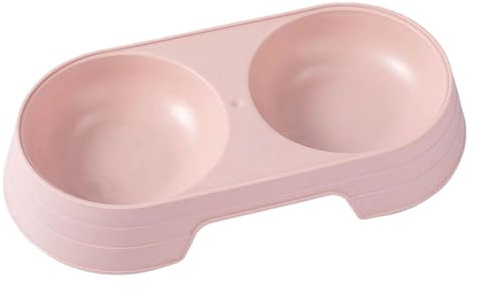 Gamelles de nourriture pour chiens | Bol double pour chat surélevé Macaron