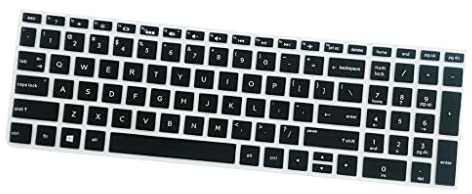 B Blesiya Cubierta de Teclado Portátil Impermeable Compatible con HP 15.6 Pulgadas BF Extra Delgada Protección contra Derrames y Polvo - Negro