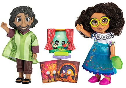 Disney Encanto Mirabel & Bruno Petite Dolls Geschichtenerzähl-Geschenkset, Jede Puppe ist 15,2 cm groß