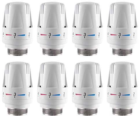 Dciustfhe 8Pcs Thermostatic Radiator Valve Thermostat Radiator Valve Replacement