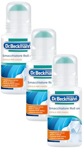 Dr. Beckmann Smacchiatore Roll-On | Soluzione rapida e efficace per rimuovere macchie fuori casa | 75 ml (Confezione da 3)