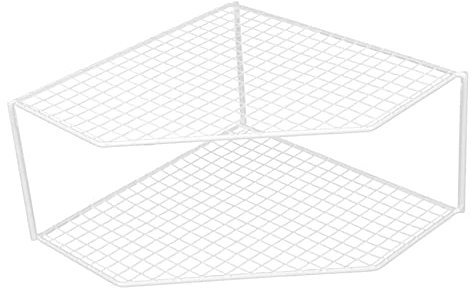 Zerodeko Organizer Due Strati Rack Per Padelle Compatto Per Utensili e Design Per Cucina e Bagno