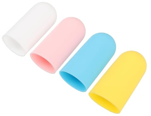 WOFASHPURET 4pezzi Copribottiglie in Silicone Da Viaggio Maniche Protettive Per Articoli Da Toeletta Di Perdite Per Contenitori Compatte e Resistenti Per Viaggio Aereo Nave o Crociera