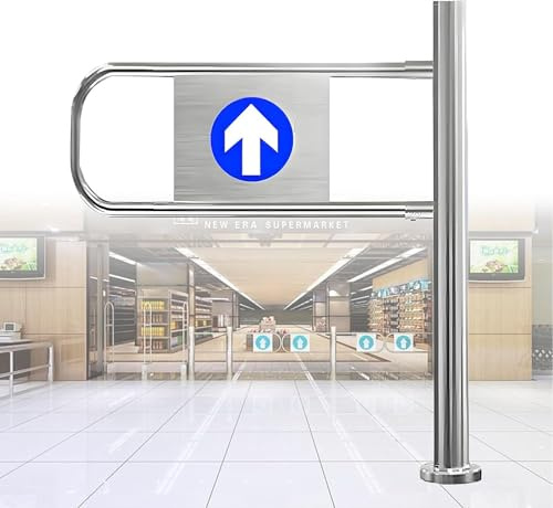 JvFbjLF Cancello di Sicurezza Ingresso Mercato, Adatto A Biblioteche, Negozi, Attrazioni Turistiche E Locali Simili 50×100 Cm