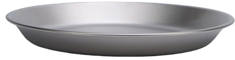 Tomotato Plato de camping Pure Ti de 10.1 fl oz, plato ligero para mochilero, multiusos, cuenco de cocina con llama abierta, utensilios de cocina, vajilla para cocina, senderismo, picnic
