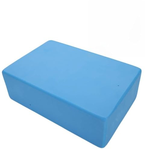 Bediffer Yogablock med Hög Densitet för Hållningsstöd och Komfort Vid Träning - Lätt och Luktfri EVA, 9,1 X 5,9 X 3,0 Tum, blå - 1 Enhet