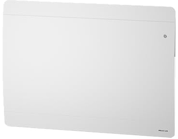 Noirot - Radiateur Électrique Walter - Inertie Fonte - Chauffage Connectable - Chaleur Douce - Gain de Place, Blanc Satiné - Certifié Origine France Garantie, NF Électricité - Horizontal, 1500 Watt