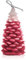 NQEUEPN Candele a Forma di Albero di Natale, Candela Profumata Natalizia per Relax Feste Vacanze Capodanno Regalo Decorazione (Rosso)