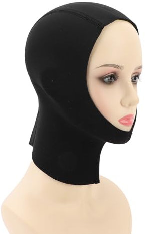 Keenso Neoprenanzug-Kapuze, 3 Mm Neopren-Tauchhaube, Surfen, Thermohaube Zum Schnorcheln, Schwimmen, Tauchen, Surfen (S/M)