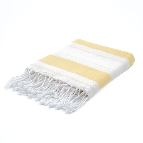 BERCA HOME Ephesus - Telo mare turco, leggero, ad asciugatura rapida, senza sabbia, 100% cotone, telo da bagno e hammam peshtemal, 90 x 190 cm, morbido e compatto, per spa, viaggi, palestra, yoga