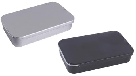 ULTECHNOVO 2 Cajas Metálicas para Pájaros Tapa Deslizante, Caja de Comida para Aves Fácil de Transportar y Almacenar, Acero Inoxidable, Capacidad Grande para Entrenamiento al Aire Libre