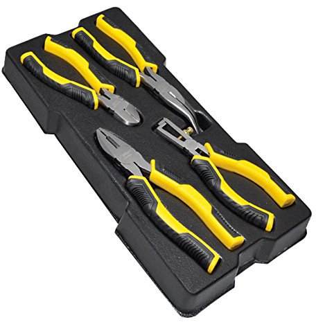 Stanley Tools STA174179 Module Plier Set - Yellow/Black (4-Piece)