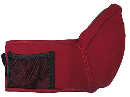 Baby Hüfttrage Hüftsitz Hipseat Multifunktion Tragehilfe Kleinkind Taille Hocker Babybauchtragen Burgunderrot Eine Größe