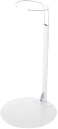 Plymor DSP-90W White Adjustable Doll Stand