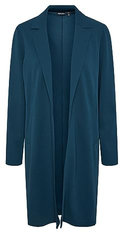 PIECES Pcnula Ls Blazer Noos Blazer, Mujer, Gris Oscuro, L