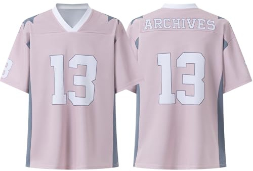 American Jersey for Women Men Boys Girls Custom American Football Jerseys V-Neck Mesh Athletic Sports T-Shirt Practice Sports Uniform Tops with Name Number