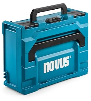 NOVUS TOOLS metaBOX 145 con intarsio, sistema di trasporto e conservazione per attrezzi, senza contenuto, dimensioni 396 x 296 x 145 mm, volume 11,2 l, inserto per batteria Novus