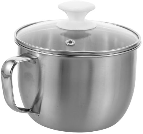 UTHCLO Separatore Di Grasso Acciaio Inossidabile Pentola Filtrante Per Oli e Grassi Cucina Con Beccuccio Antisgocciolante e Manico Antiscottatura Per Conservare Oli Di Cottura e Grassi