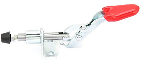 2Pcs Iron Galvanized Quick Fixed Push Pull Type Vertical Toggle Clamp Toggle Clamp Vertical Hand Ts Sheet Down 1