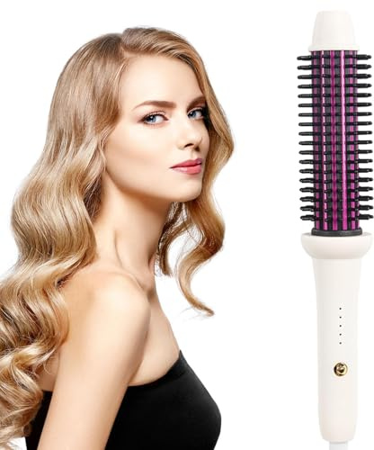 Curling En Fer Brush - Thermal Brussh | Brosse À Curling Pour Lisser Et De Coiffure Tool Haiir Qualité Salon Professionnel Présiffes Résistantes La Chaleur Un Styliage Sûr