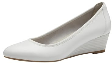 Tamaris kilpumpar 1–22320-42 normal, Vitt läder, 38 EU