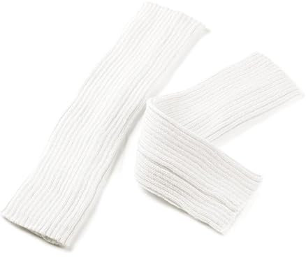 EIHI 1 Paar Stulpen Damen, 40 Cm Leg Warmers, Damen Langer Beinwärmer Frauen Mädchen Winter Crochet Stricken Stulpen Beinstulpen Beinwärmer Kniestrümpfe Legwarmers Strümpfe Overknees (Weiß)