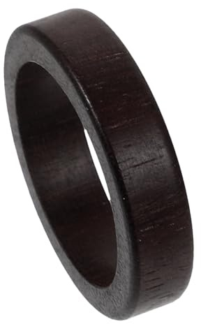 PACKOVE Anillo de Madera Anillos de Dedo Duraderos y Elegantes Diseño Retro y Simple para Mujer Ideales como Obsequio para Ocasiones Obsequios