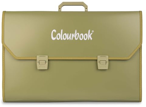 Colourbook Valigetta Portadisegni Con Tracolla - 35x50cm (Verde Militare)