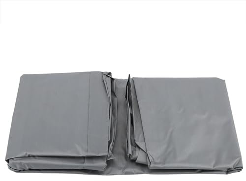 Wasserdichte Outdoor-Tischabdeckung, Schützen Sie Ihre Terrassenmöbel. Hergestellt aus Hochwertigem Material mit Nylonschnur, Geeignet für Outdoor-Picknicks, Grill- und Gart (GRAY)