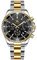 OLEVS Uhren Herren Multifunktion Chronograph Schwarzes Zifferblatt Klassisches Herrenuhren Bicolor Edelstahl Business Kleid Uhr Wasserdicht Leuchtende Eleganz Analog Quarz Datum Uhr Herren