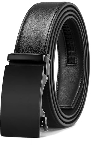 CHAOREN Belts for Men, 1 3/8 Ratchet Mens Belt Leather for Jeans, Dress