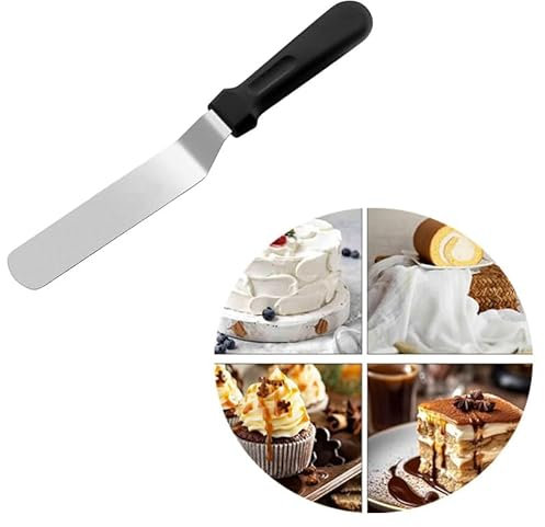 Palette Knife,Icing Spatula Baking,Stainless Steel Palette Knife Baking,Pallet Knife Baking for Cake Spatula,Thickened Offset Spatula for Home,Bakery,Kitchen Pastry